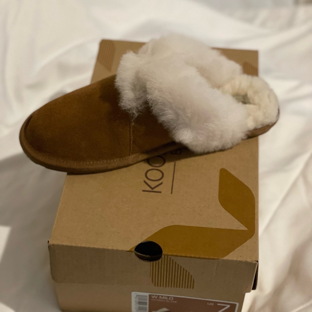 Cozy slippers! New and never worn!